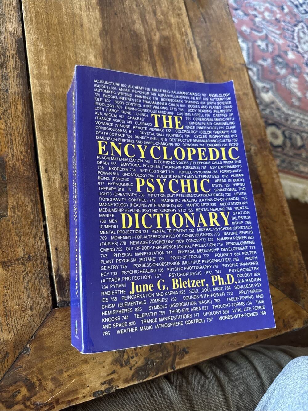 The Encyclopedic Psychic Dictionary by June G. Bletzer Vintage Parapsychology